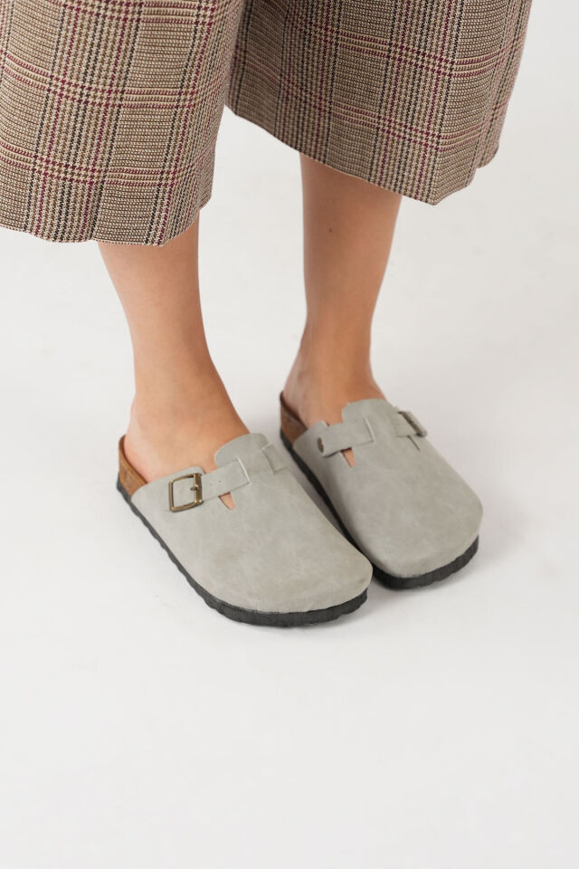 Mantar Tabanlı Boston Birken Sabo Terlik