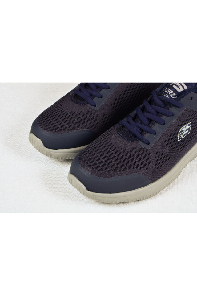 Rahat Hafif Esnek Günlük Erkek Spor Sneakers Ayakkabı Lacivert - 44