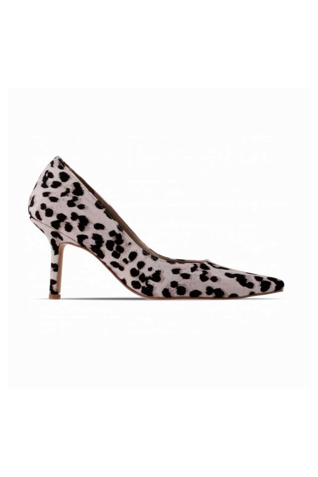 Rahat Leopar Renkli Stiletto Bej-Leopar - 37