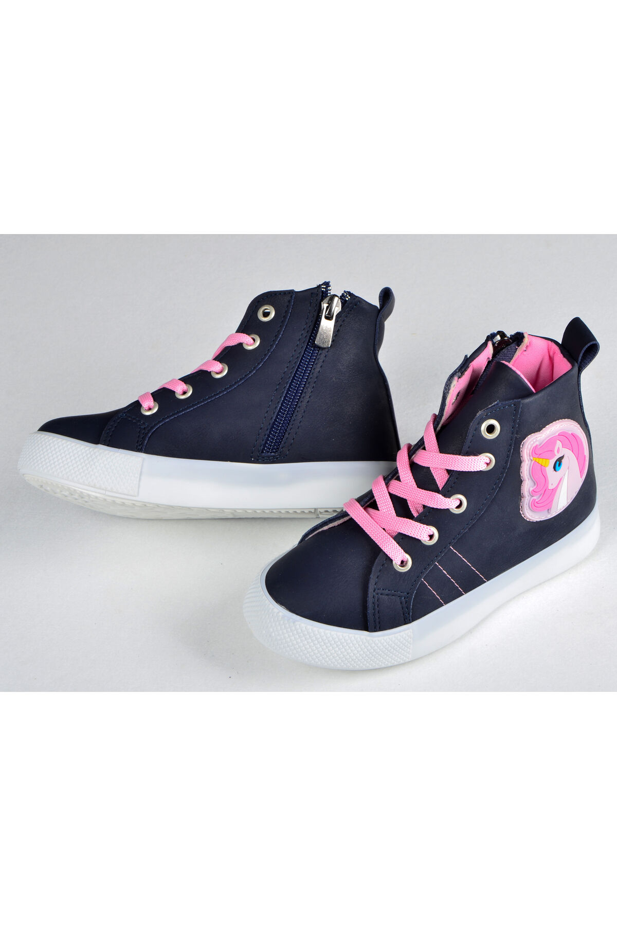 unicorn kız çocuk bilekli spor sneakers ayakkabı LACİVERT - 34